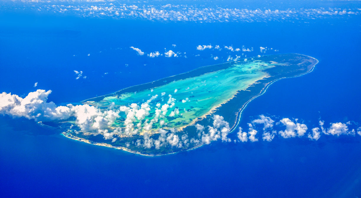 Aldabra Islands, the largest atoll in the Indian Ocean, Seychelles