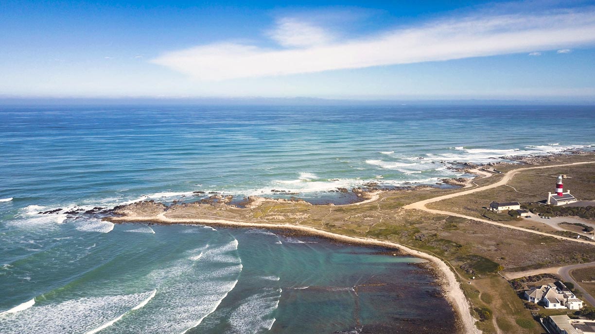 Cape Agulhas, the southernmost point of the African continent