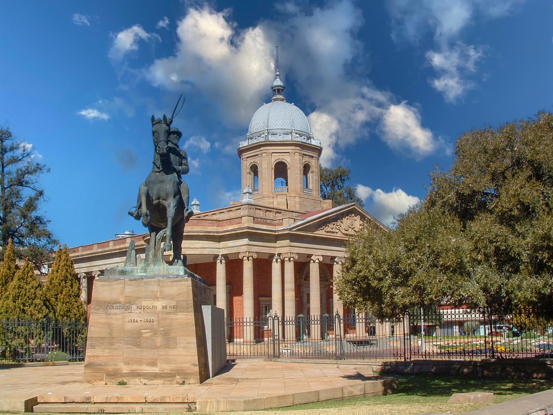 Free State's parliament building in Bloemfontein, South Africa.