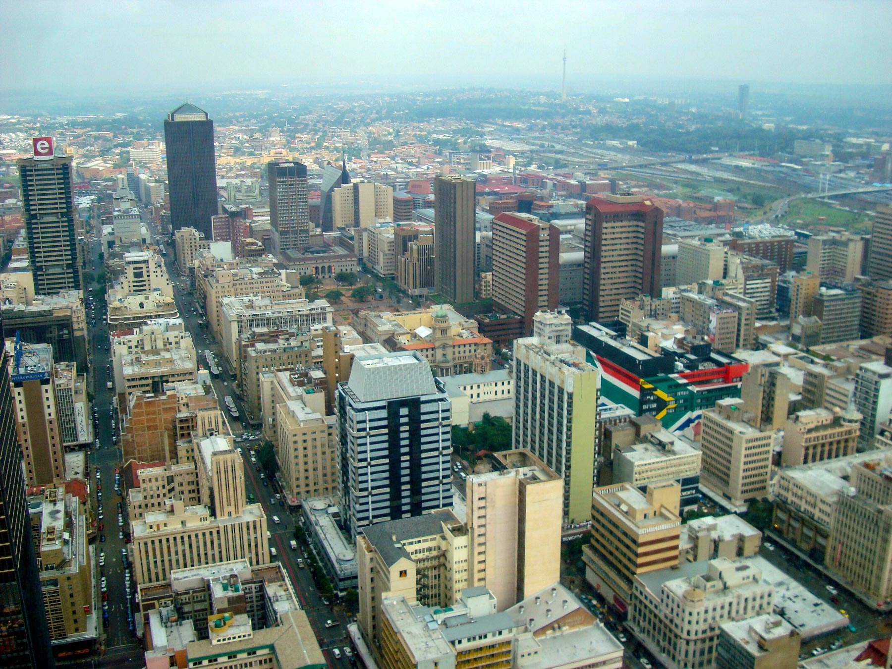 Johannesburg Central Business District, View from the Carlton Centre