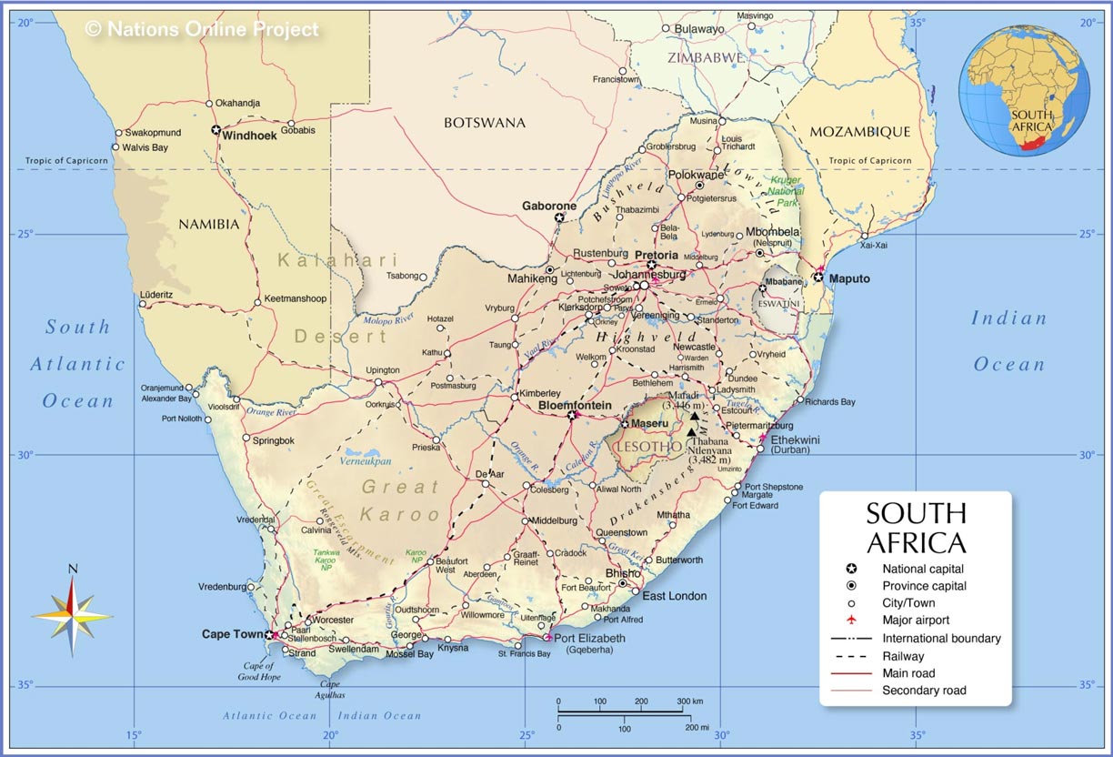 South Africa Map
