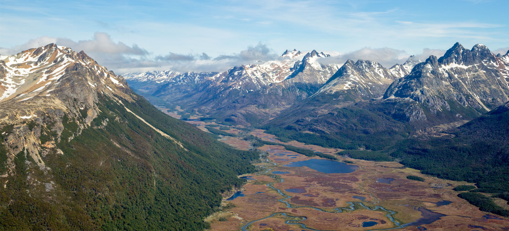 Carbajal Valley near Ushuaia in Tierra del Fuego, Argentina, South America