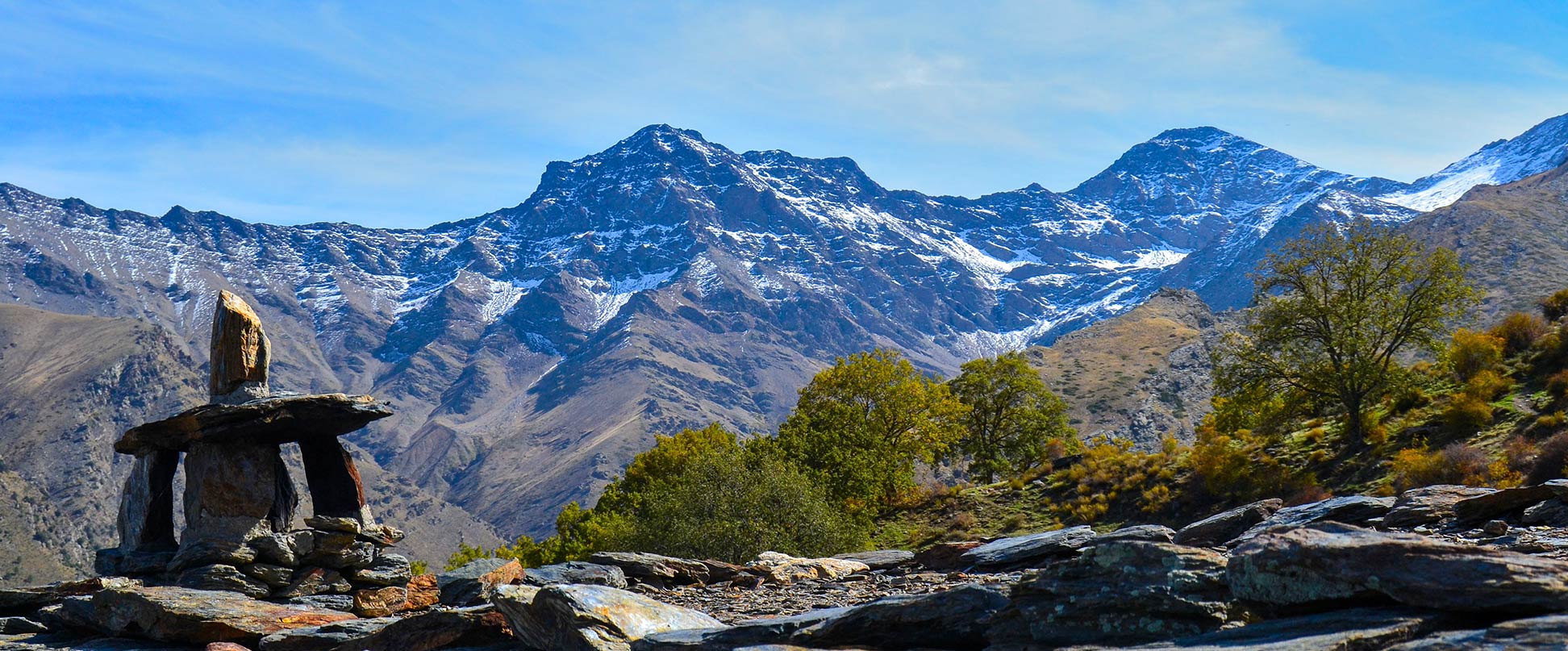 Alcazaba and the Mulhacén peaks