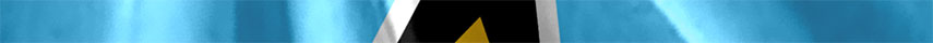 Saint Lucia Flag detail 