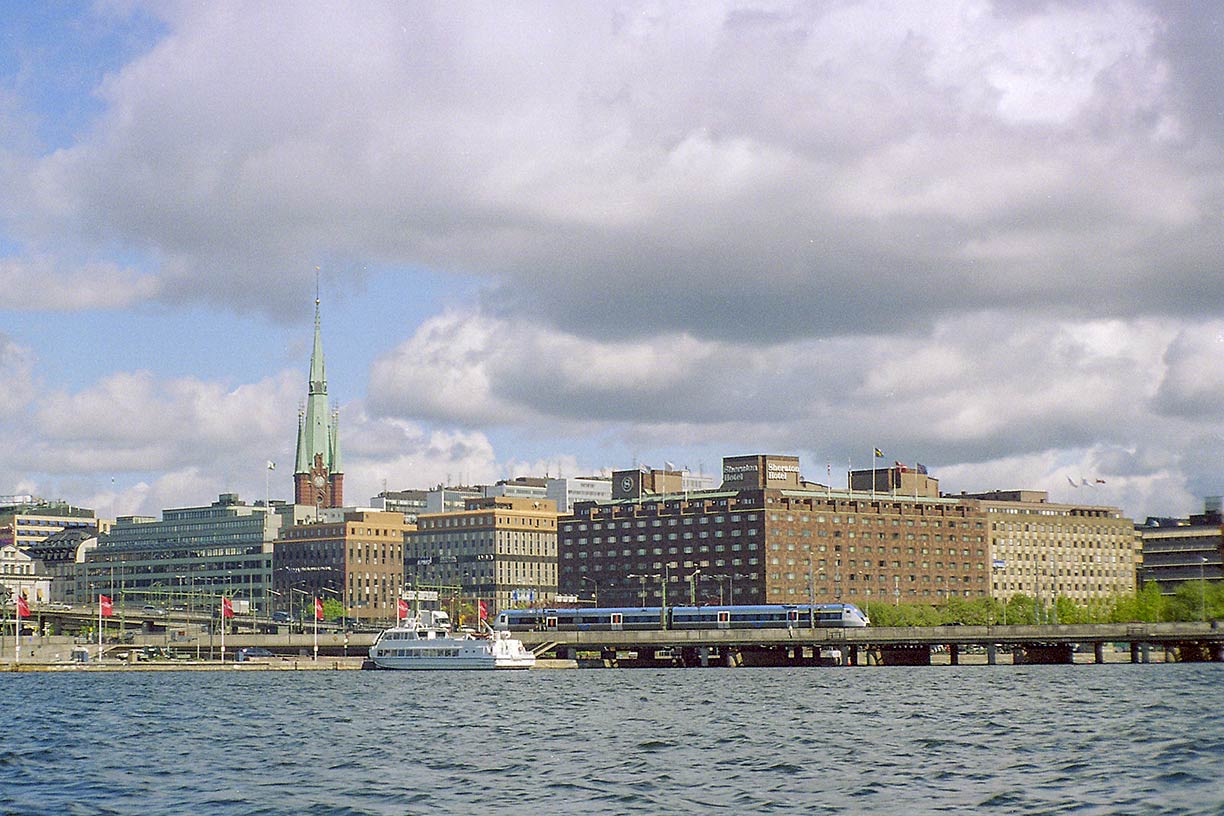 Central Stockholm with Klara Church (Klara Kyrka) and Sheraton Hotel