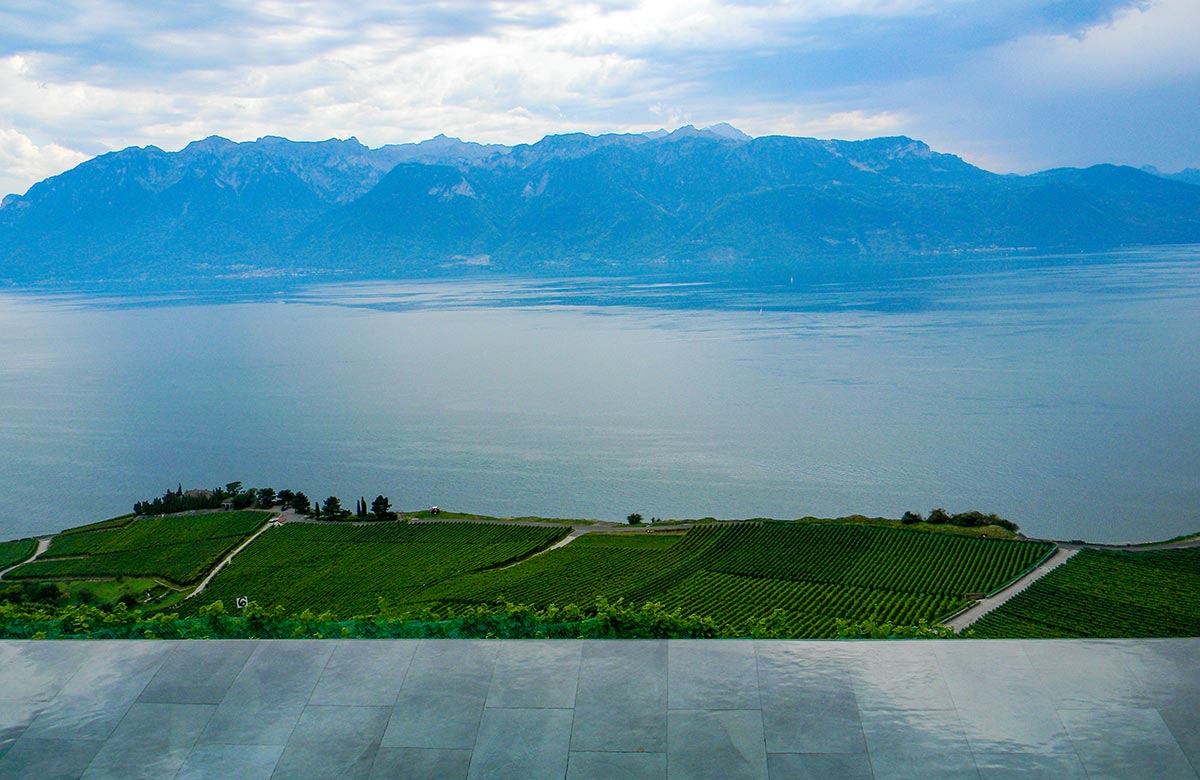 The Lavaux Vineyard at Lake Geneva (Lac Léman)