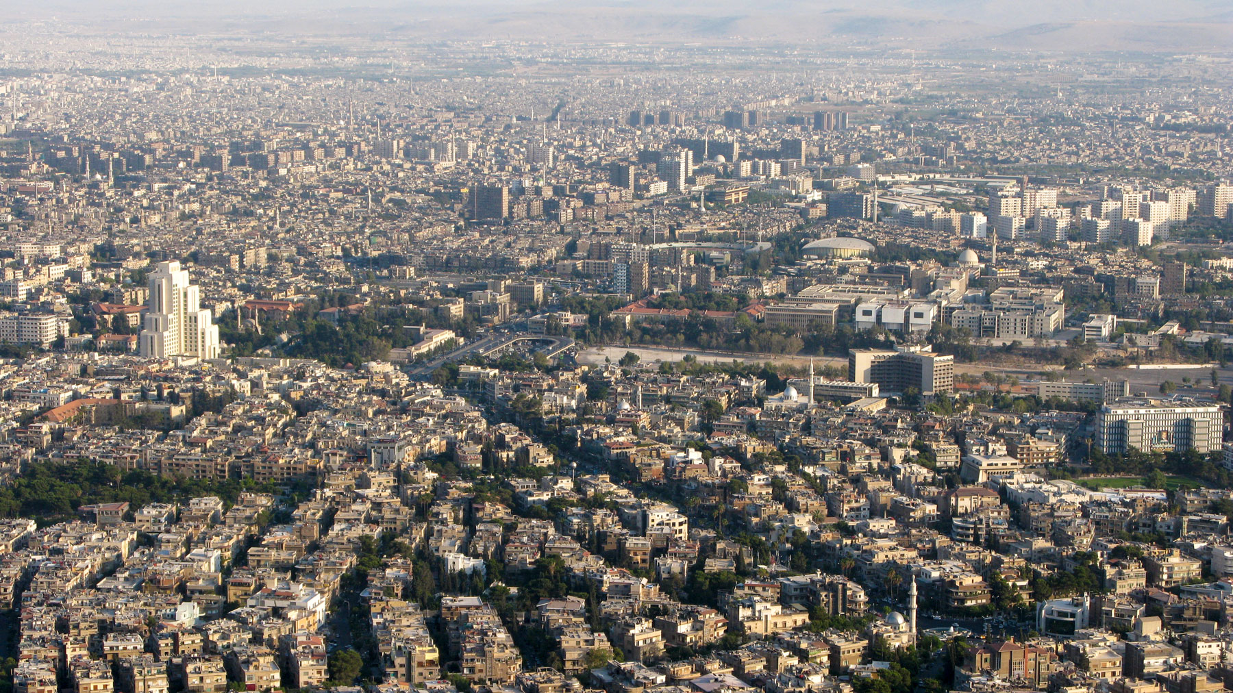 Traces of the civil war In Aleppo, one of the oldest cities in the world.