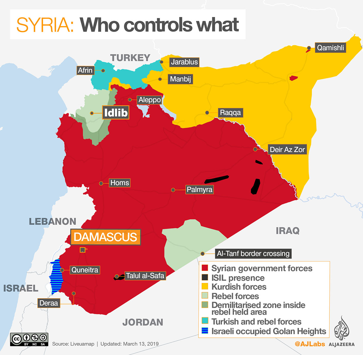 Political Map of Syria - Nations Online Project