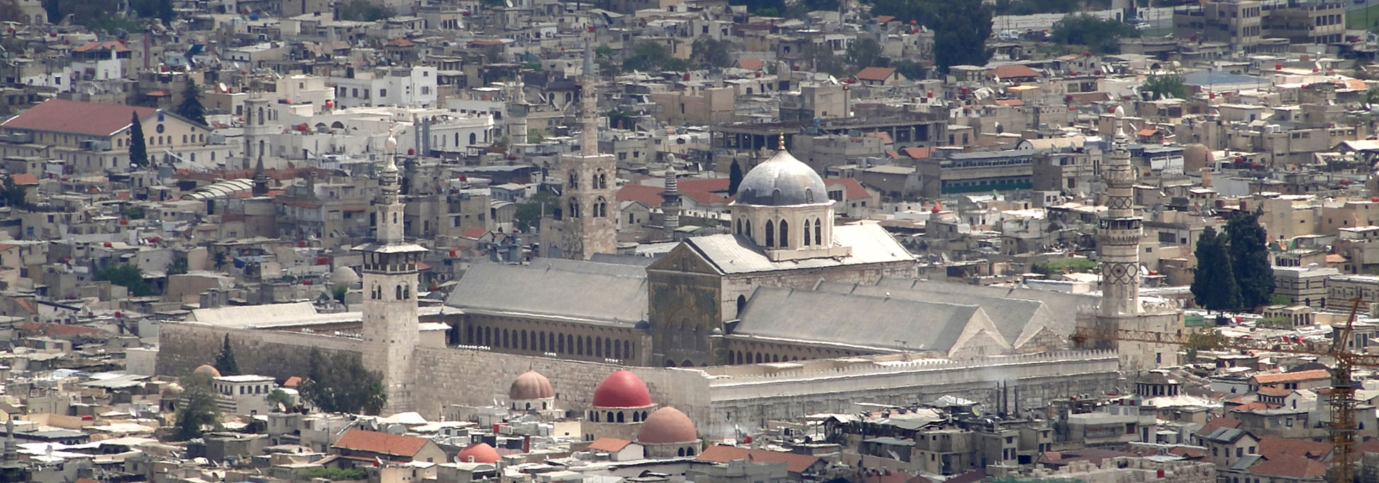 The Umayyad Mosque in the Old City of Damascus