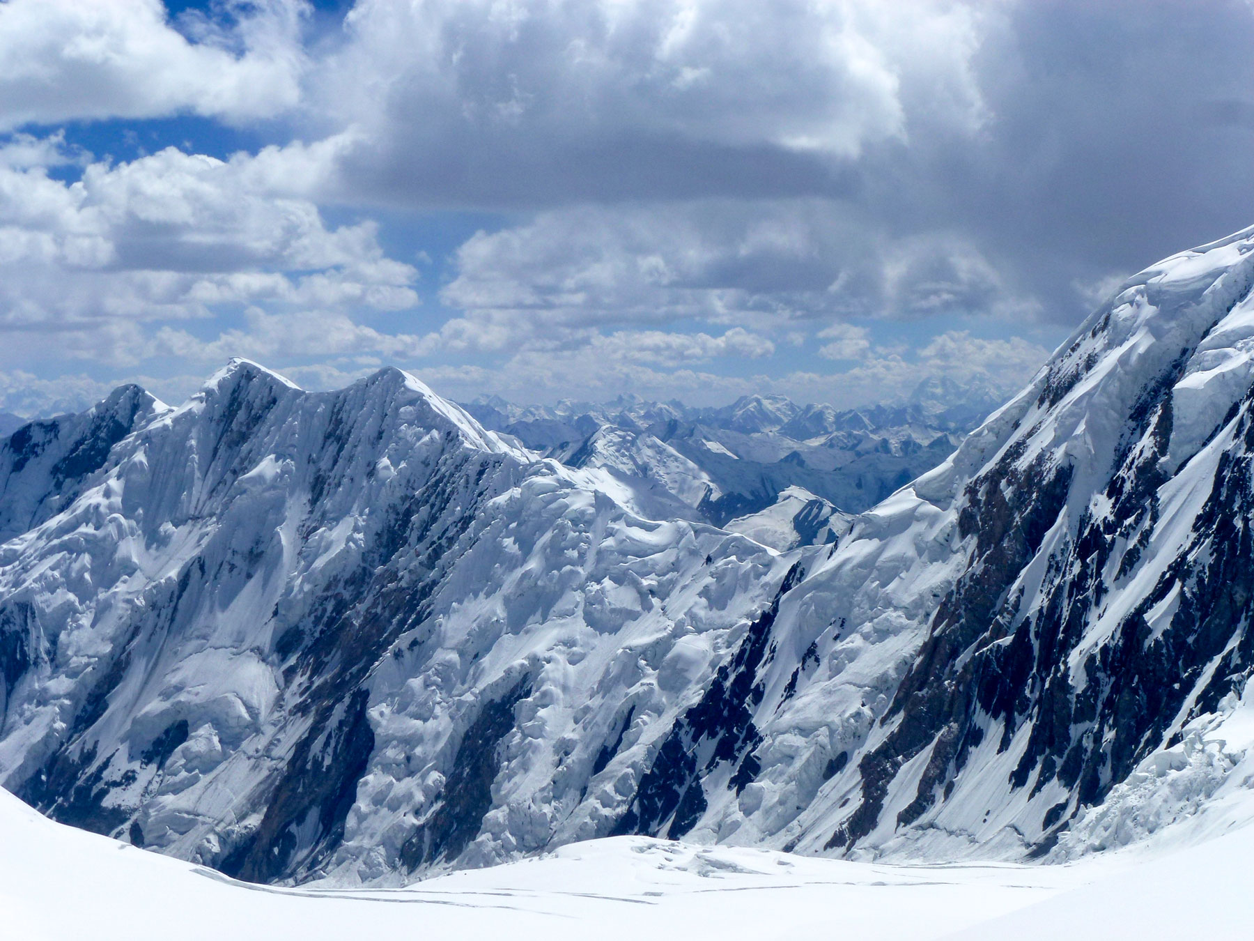 View over Tajikistan Mountains