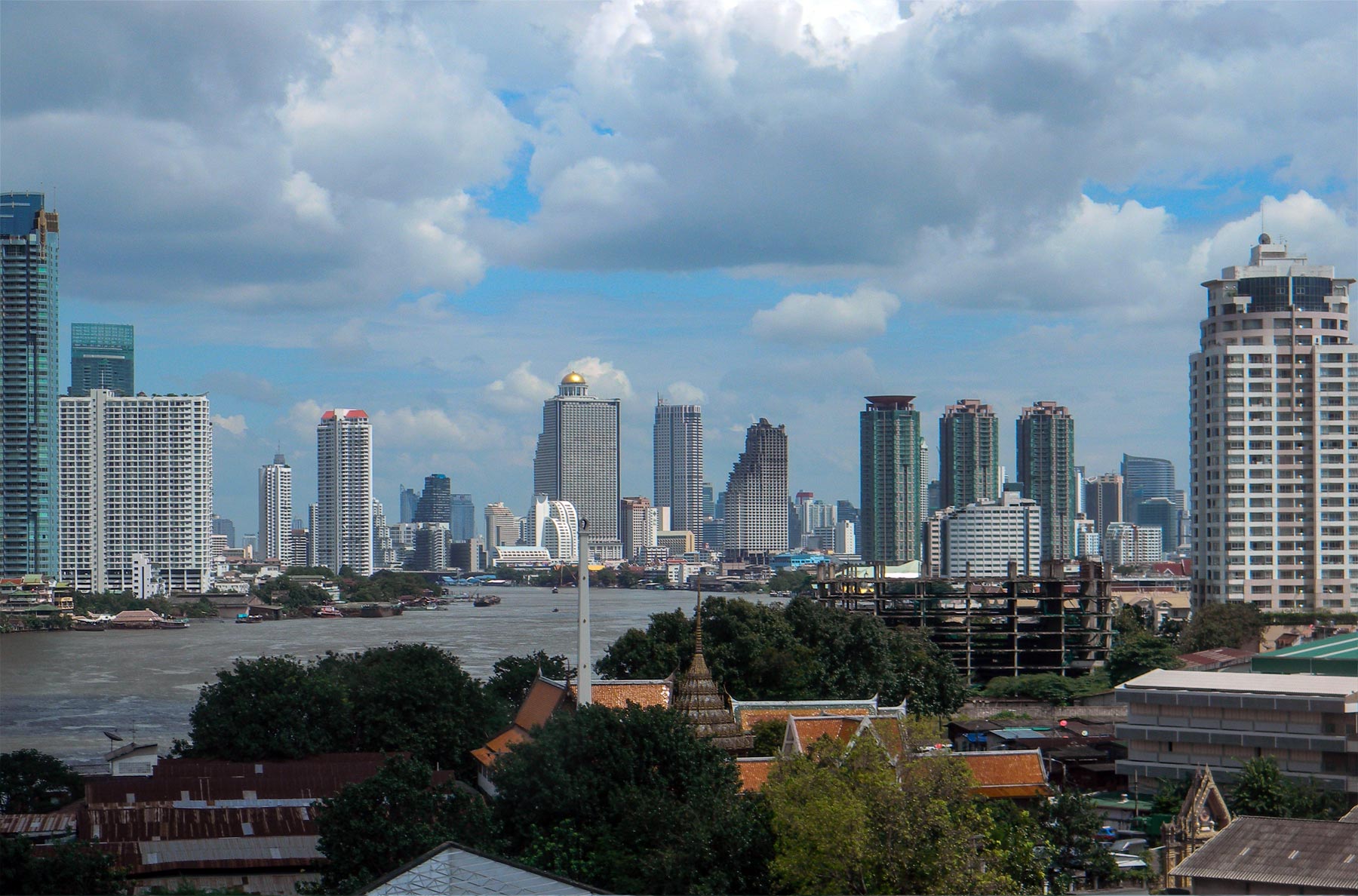 Thailand's capital at the Chao Prayah River. 