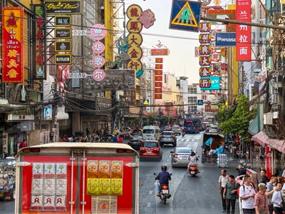 Yaowarat Road, China Town, Bangkok