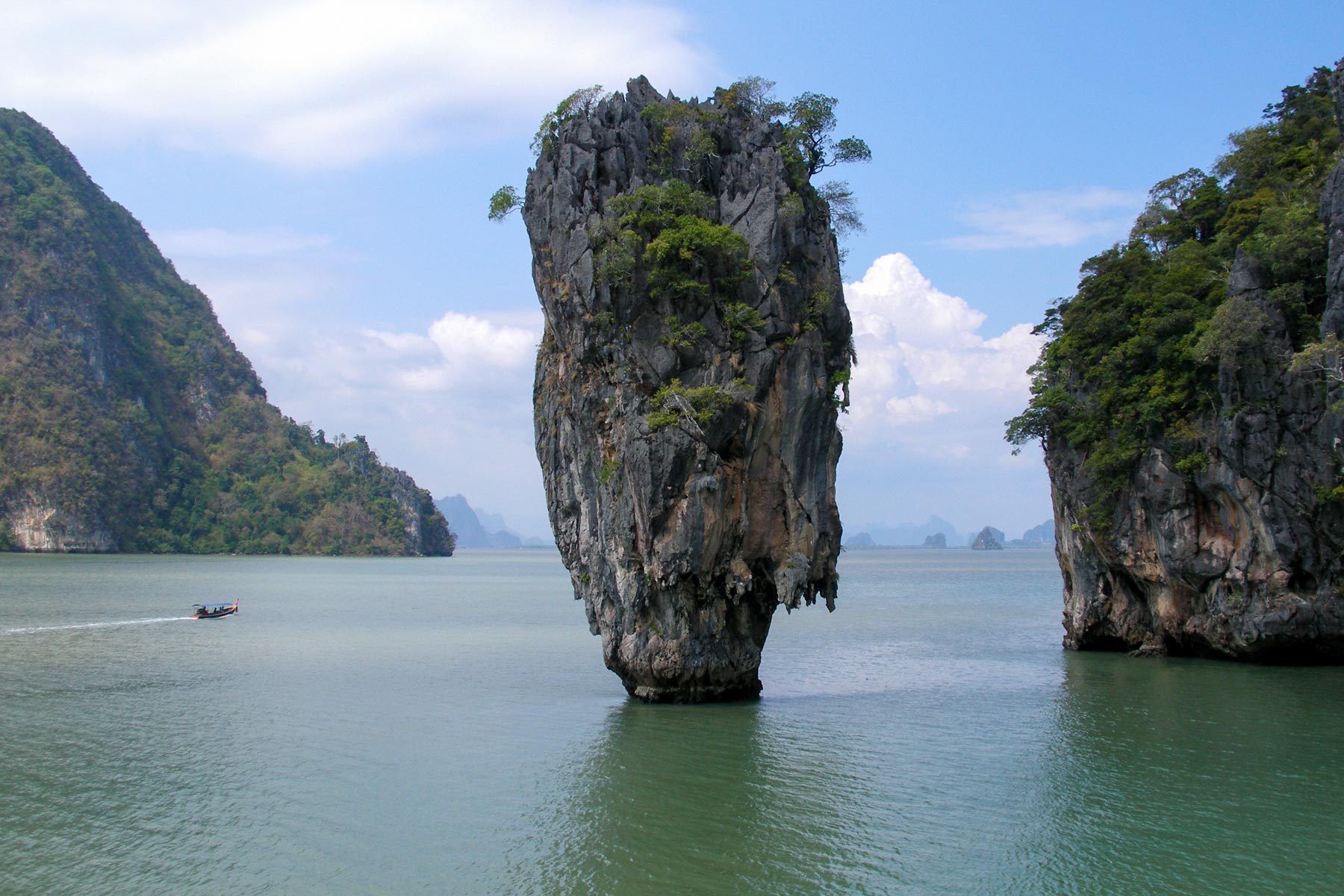 Phang Nga Bay in the Andaman Sea in Southern Thailand.