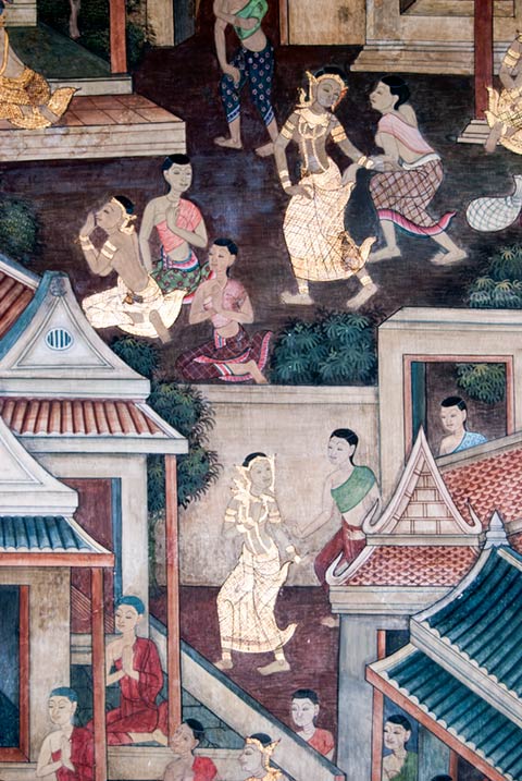 Ramakien mural Wat Po