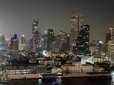 Bangkok CBD, high-rise buildings in the Sathorn district of Bangkok.