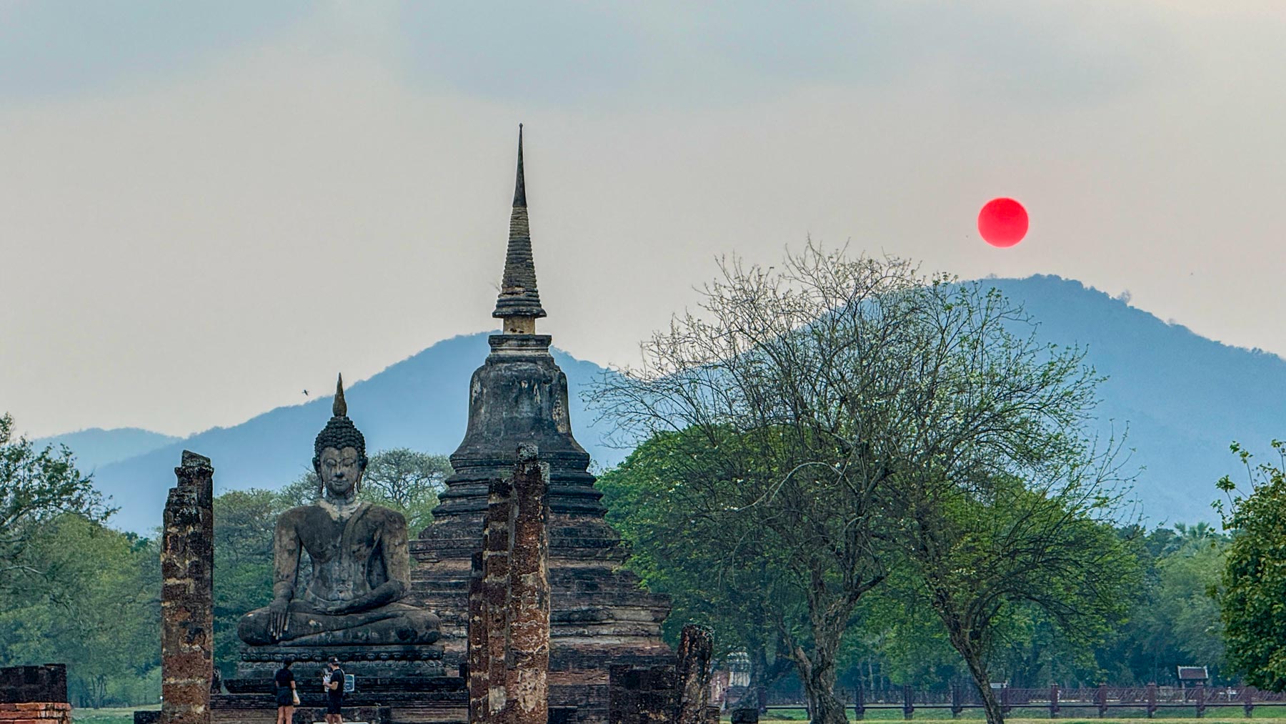 Sukhothai Historical Park in Sukhothai Province of Thailand.