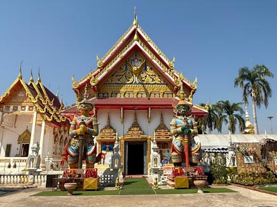 Wat Maha Phuttharam, a Buddhist temple in Sisaket