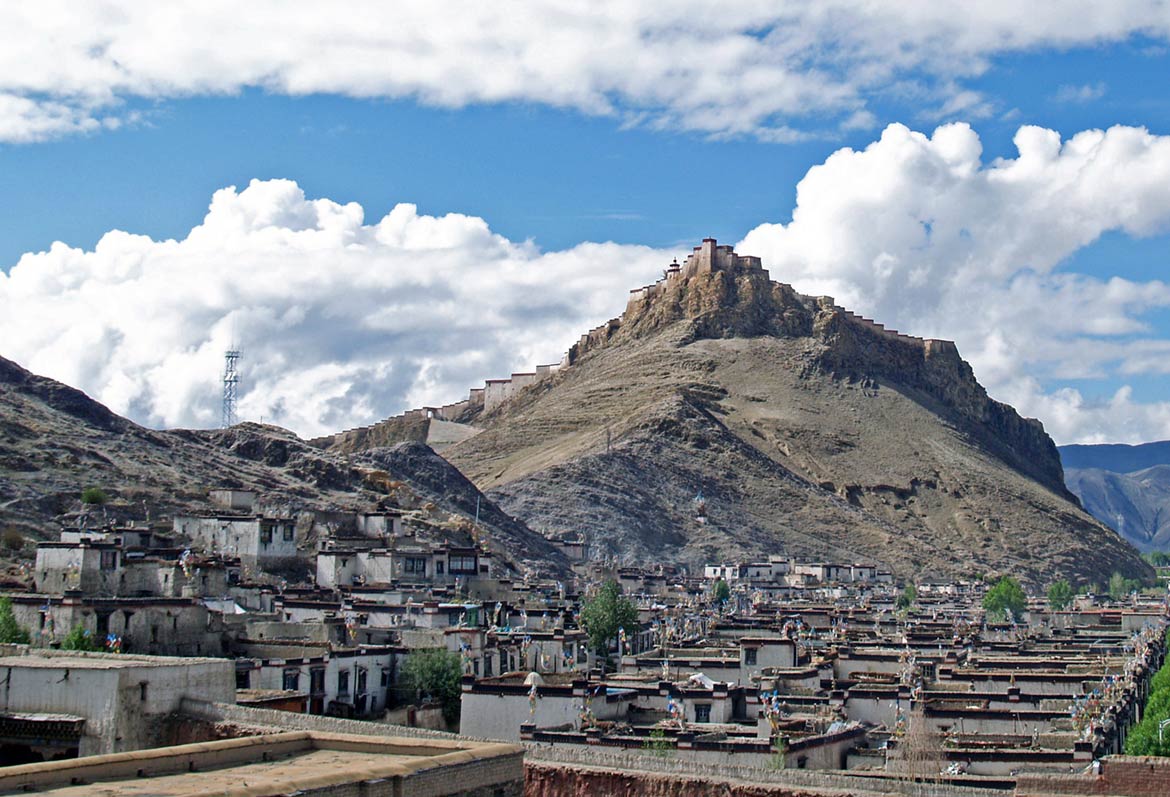 Old Gyantse and the Gyantse Dzong, Tibet, China