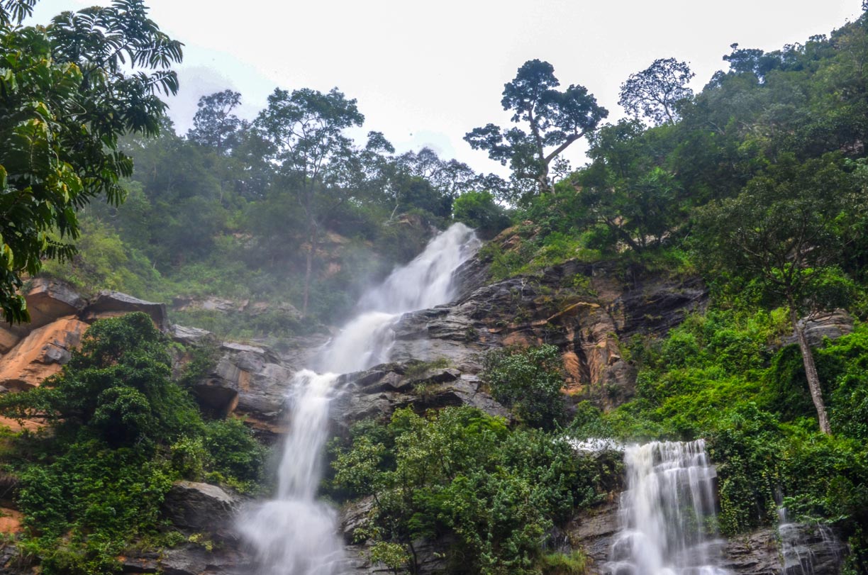 Kpime waterfall near Kpalimé, in the Plateaux Region of Togo