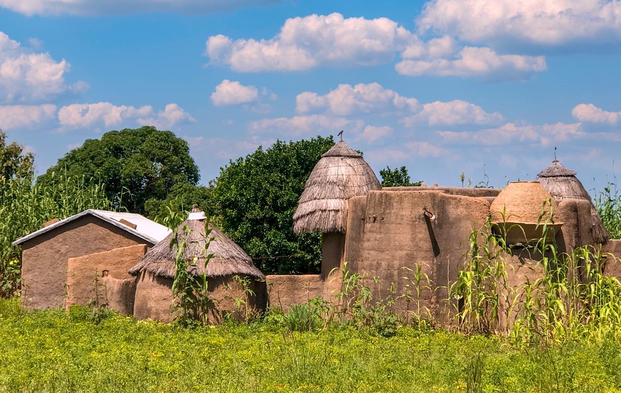 A clay castle of the Tamberma (Tammari) Koutammakou