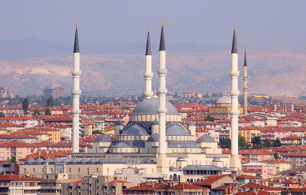 Kocatepe Mosque in Ankara, Turkey