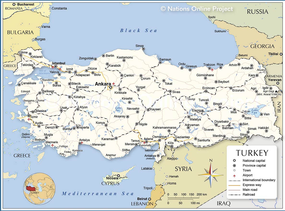 Turkey Country Profile Destination Turkey Nations Online Project