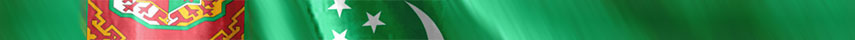 Turkmenistan Flag detail