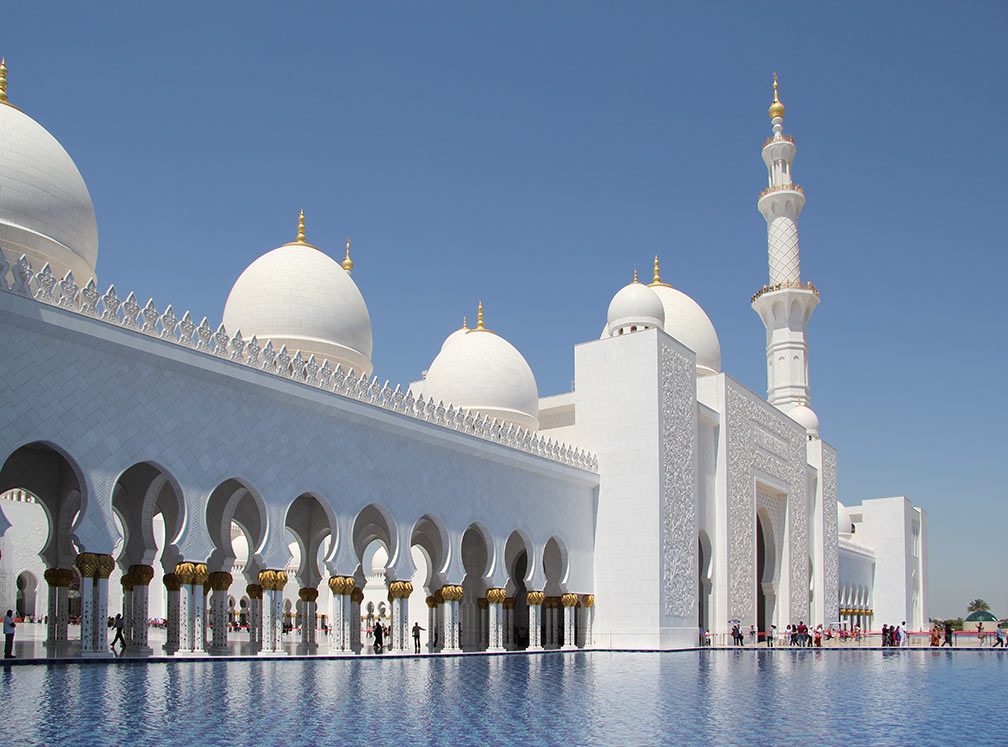 Sheikh Zayed Mosque in Abu Dhabi