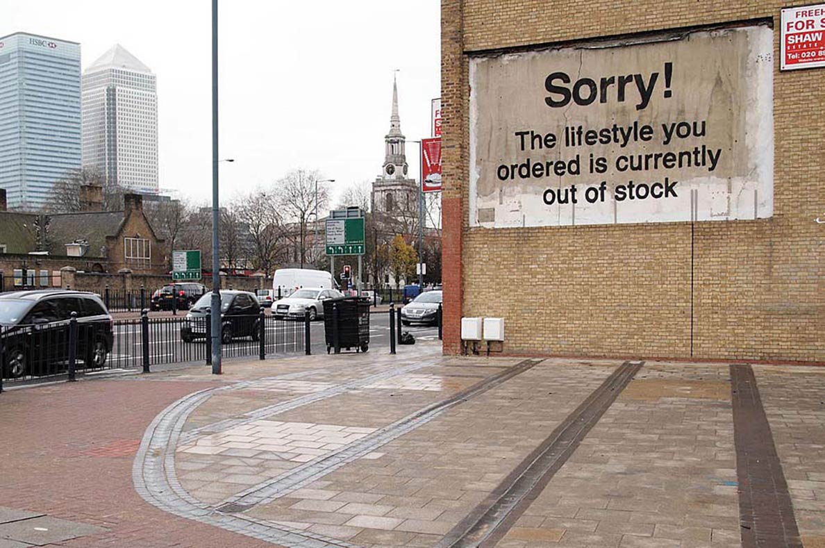 banksy: Sorry! The lifestyle you ordered is currently out of stock