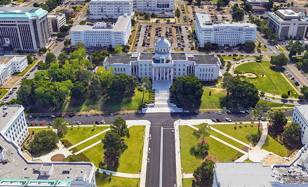 Alabama State Capitol Grounds in Montgomery, the state capital