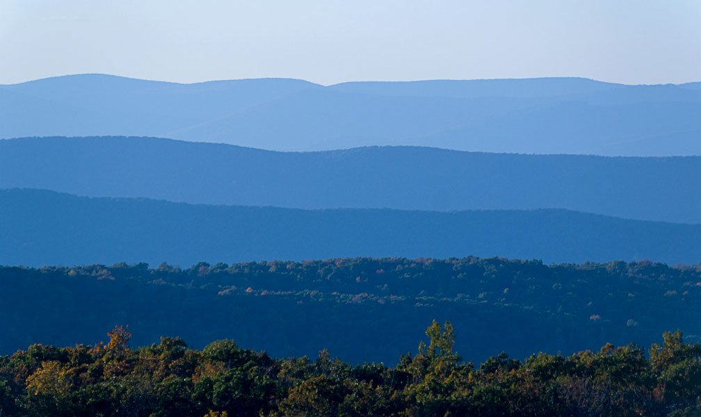 Blue Ridge Mountains in Virginia's Shenandoah National Park