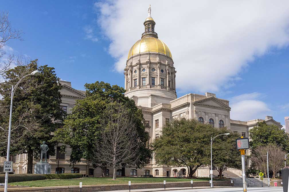 Georgia State Capitol in Atlanta, Georgia, USA