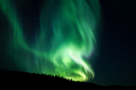 Northern lights over Interior Alaska.