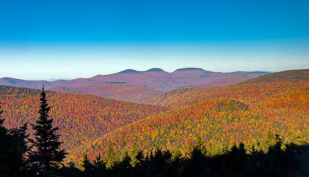 Blackhead Range, New York Catskill Mountains in autumn