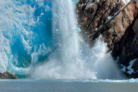 North Sawyer Glacier in Tracy Arm, Alaska.