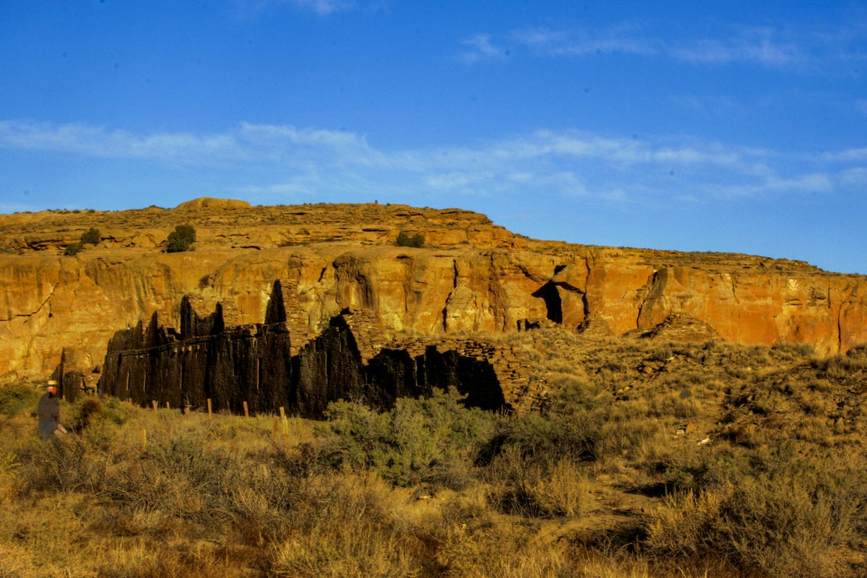 Pueblo Bonito in the Chaco Culture National Historical Park in New Mexico