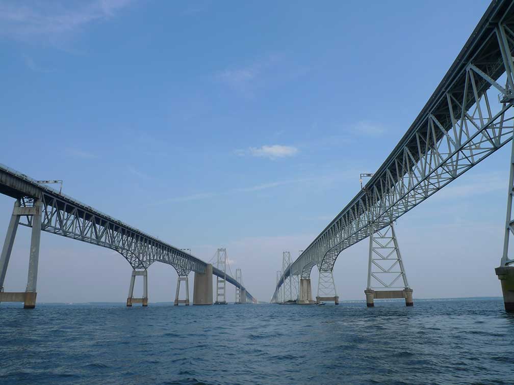 Chesapeake Bay Bridge in Annapolis, Maryland, USA