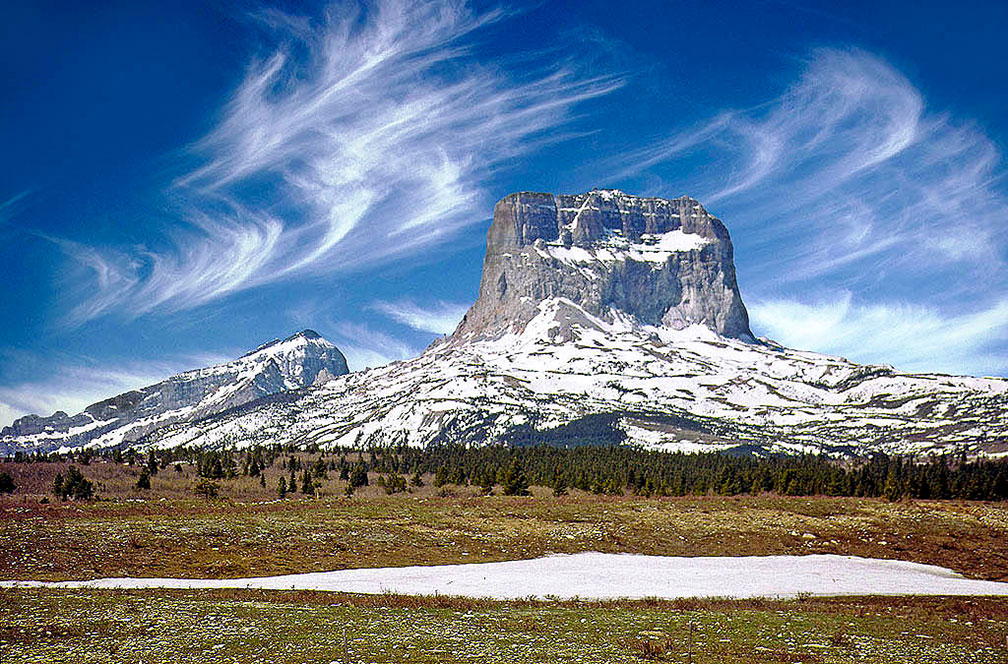 Old Chief Mountain in Glacier National Park, Montana