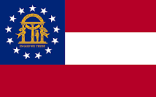 Georgia US Flag