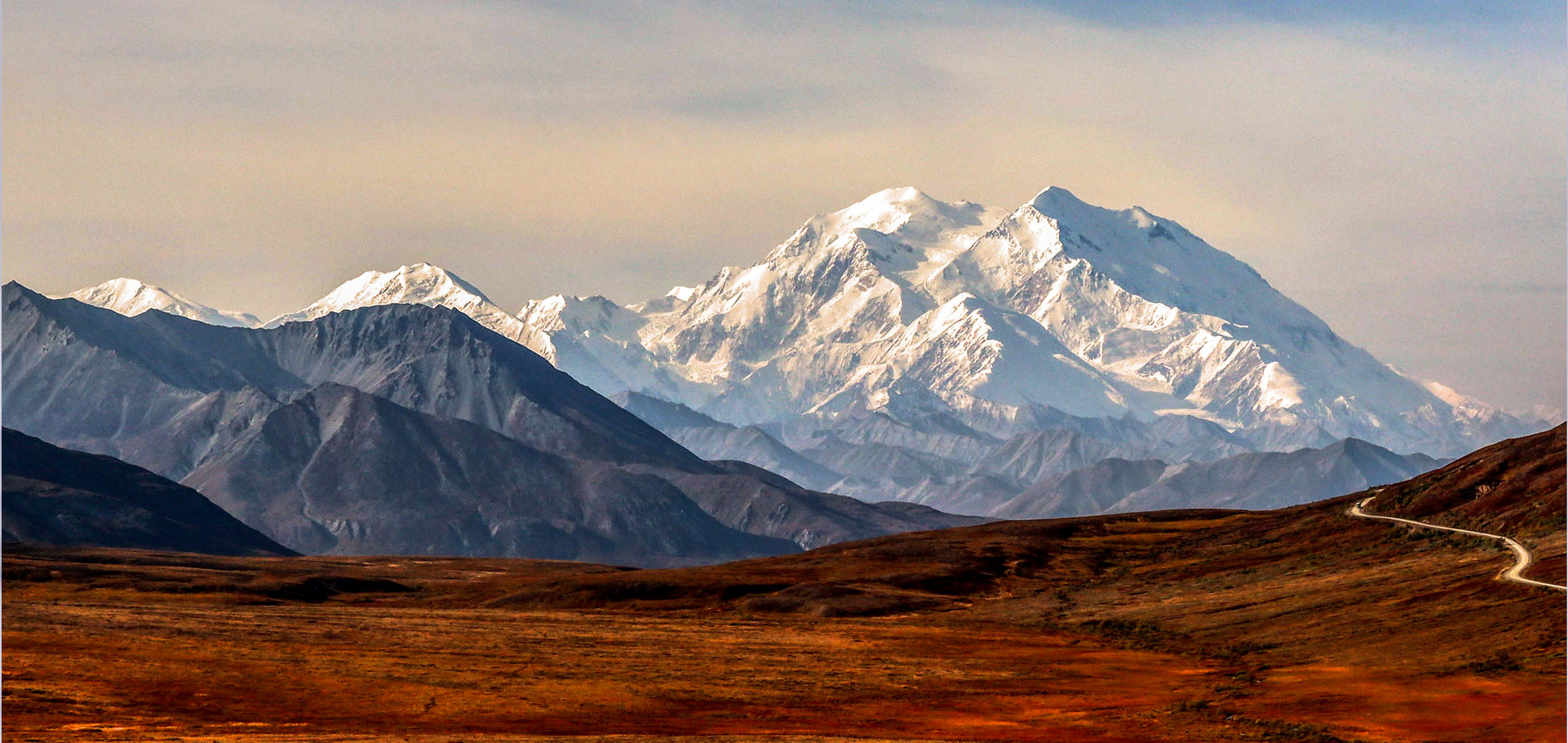 Denali mountain in the Denali National Park, Alaska