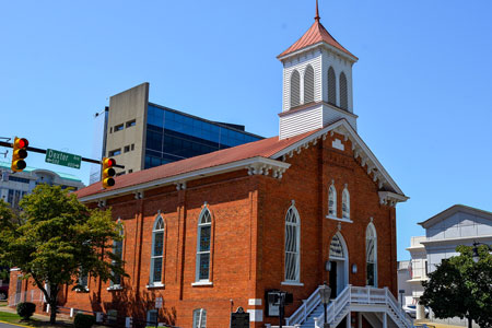 Dexter Avenue Baptist Church in Montgomery, Alabama.