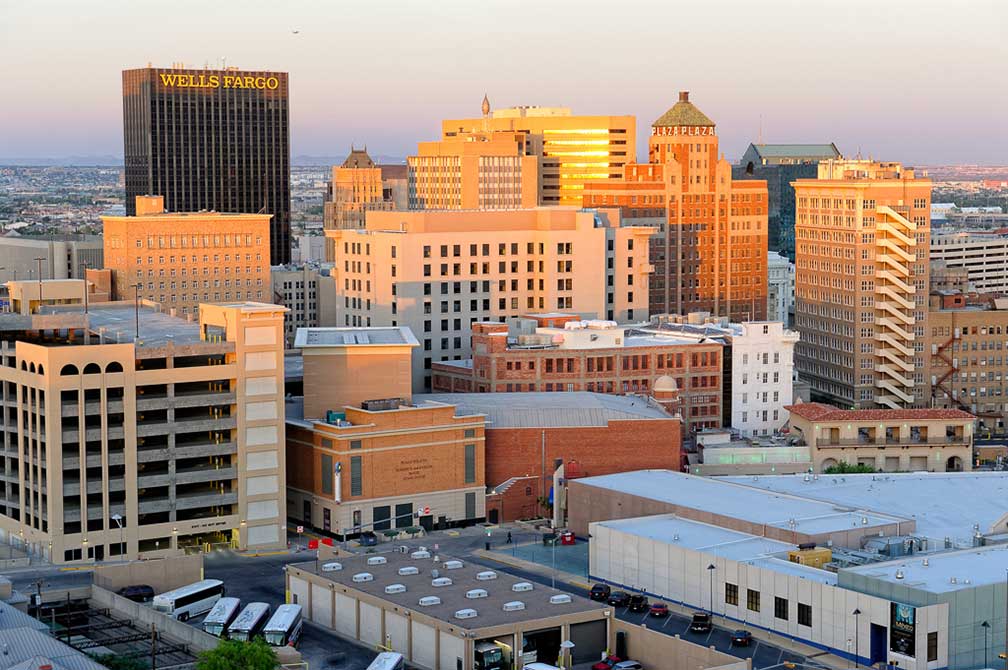 Downtown El Paso, Texas, USA