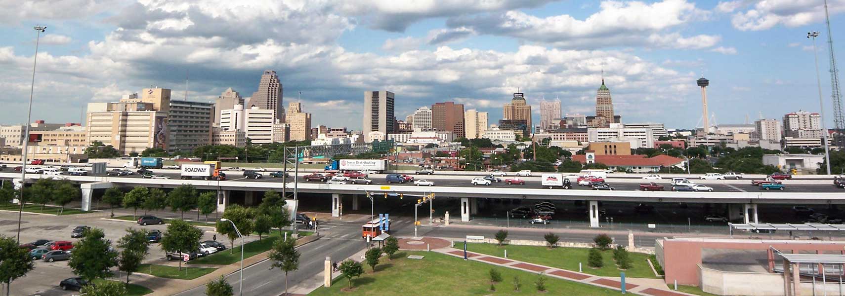 Map Of Downtown San Antonio Google Map Of San Antonio, Texas, Usa - Nations Online Project