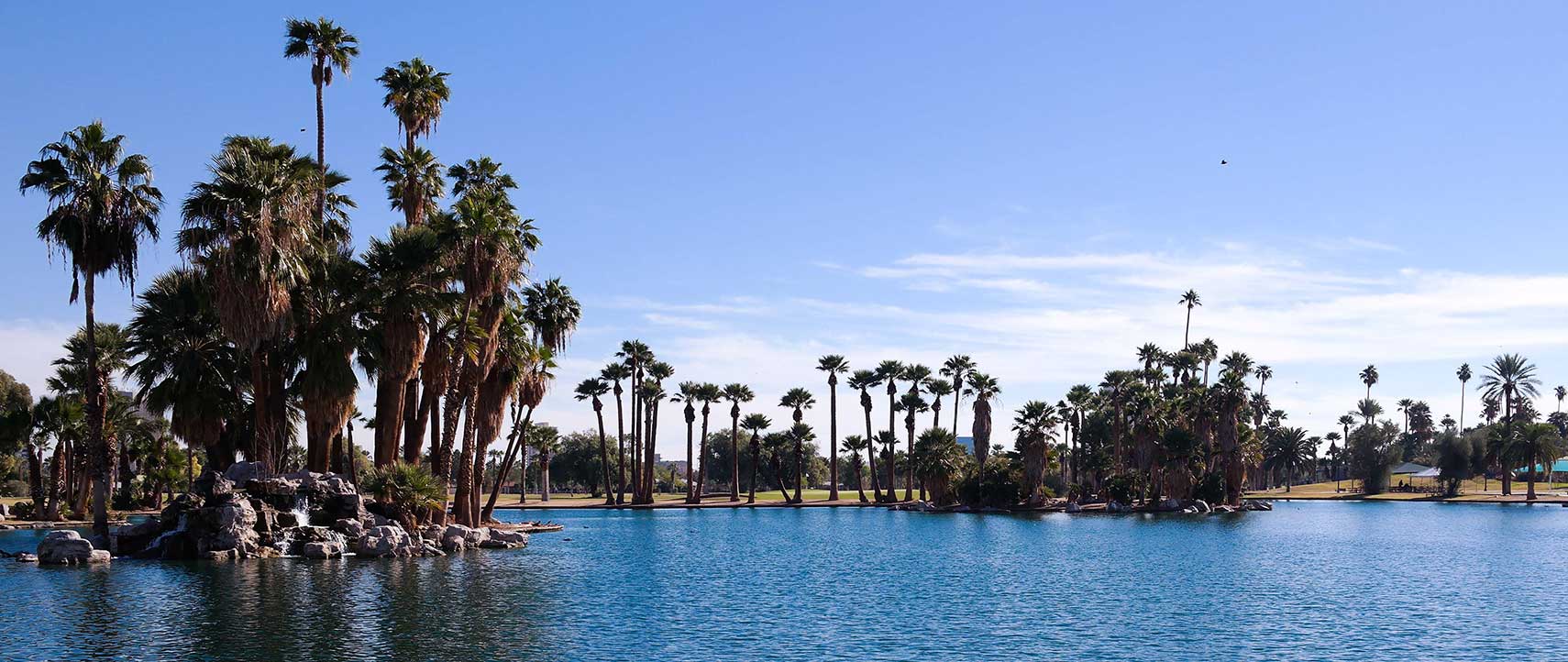 Encanto Lake and park, Phoenix, Arizona