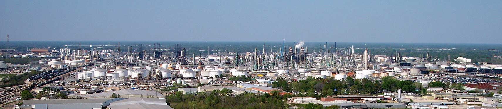 ExxonMobil oil refinery in Baton Rouge, Louisiana, USA