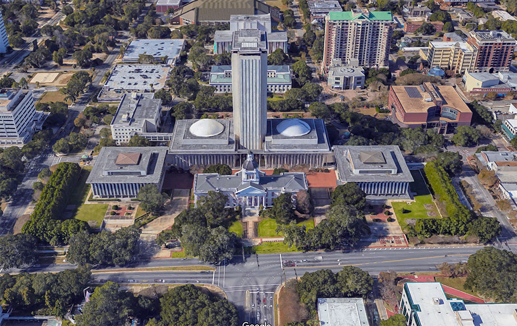 US Florida State Capitol complex in Tallahassee