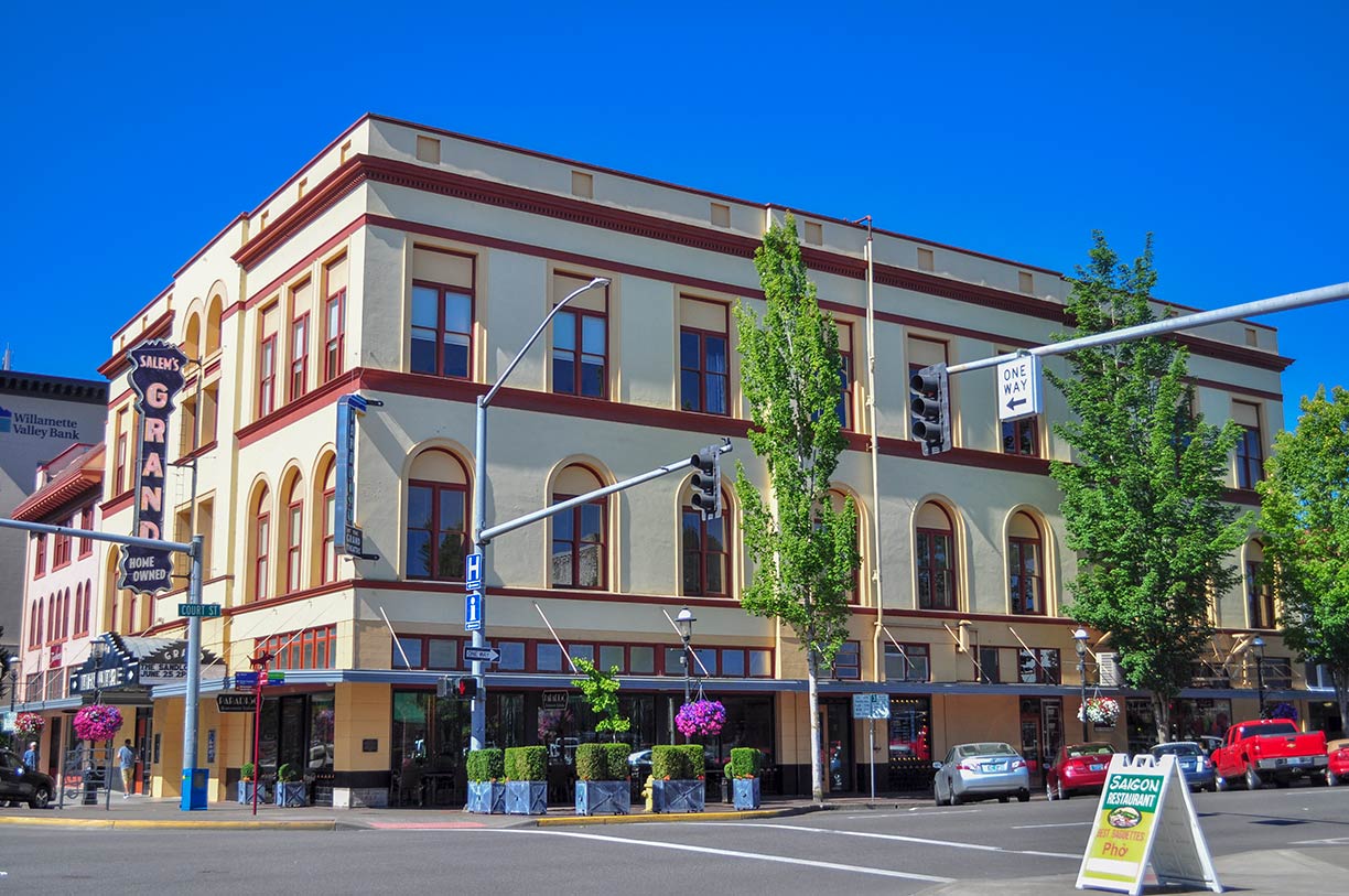 Grand Theater in Downtown Salem, capital of Oregon