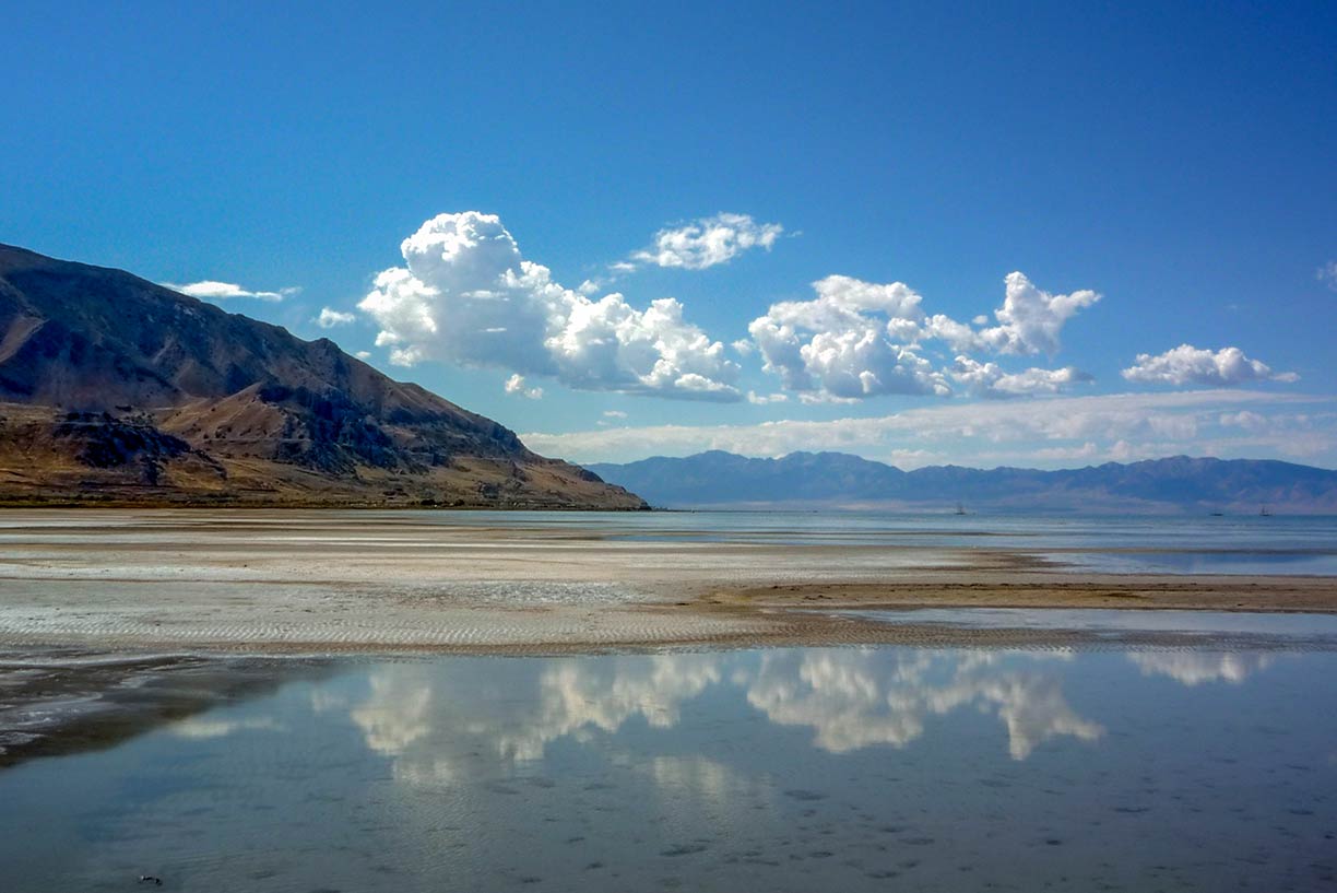 The Great Salt Lake in Utah