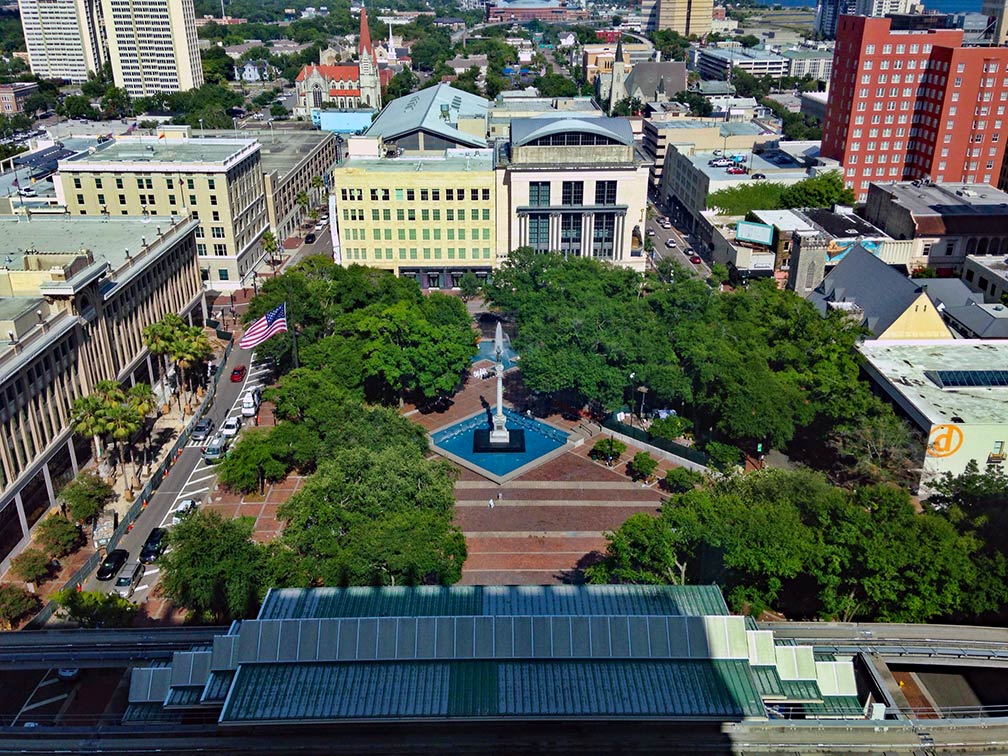 Hemming Park in Downtown Jacksonville