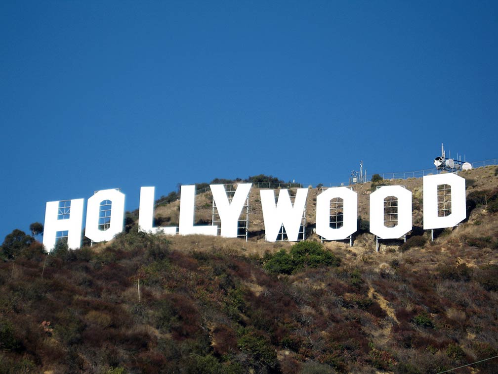 The Hollywood sign in Los Angeles, California, USA